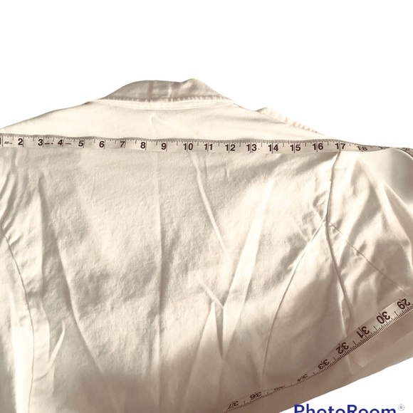 Mossimo Vintage women’s white military style shoulder blazer jacket size L - Picture 12 of 12